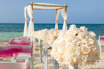 Intimate Carribean Beach Ceremony