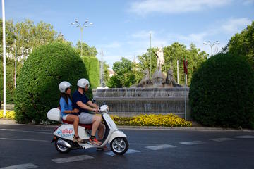 City Tour around Madrid in Vespa with Driver and Tapas or Picnic