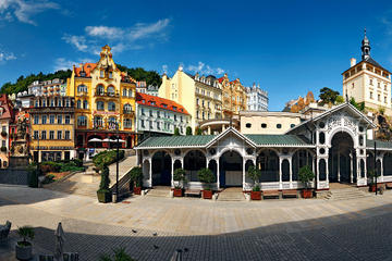 Karlovy Vary with Royal Brewery Krusovice or Mozer glass factory Full Day Trip