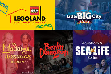 Berlin Attraction Ticket: Madame Tussauds, Dungeon, AquaDom & SEA LIFE, LEGOLAND Discovery Centre, Little Big City