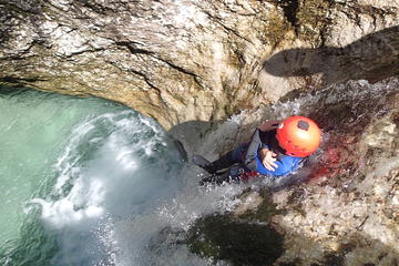 Half day canyoning in the Susec stream from Bovec
