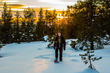 Wilderness snowshoe adventure