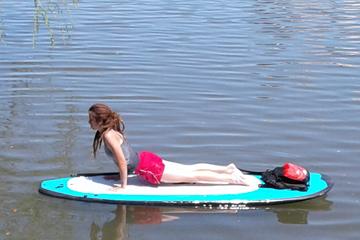 Day Trip Gentle Yoga Paddle Board Tour near Austin, Texas 