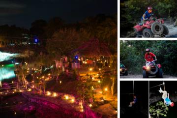 Xtour Night Atventure: ATV, Zipline, Cenotes with a Cocktail