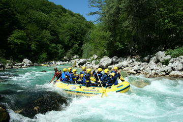 Rafting on the Soca river