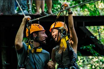 5-hour Angkor Wat Park Zip Line Adventure from Siem Reap