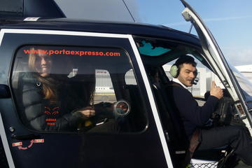 VIP Helicopter Ride Lisbon - Cascais - Tires to Pêgo Beach Sal Restaurant