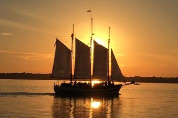Schooner Sunset Sail on Charleston Harbor