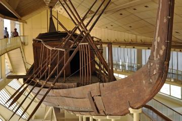 Giza Pyramids , Sphinx , Solar boat and Camel riding