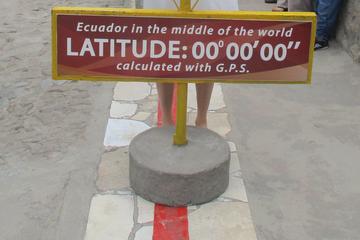 Private Middle of the World (Mitad del Mundo) and Pululahua from Quito