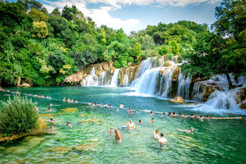 Krka Waterfalls National Park from Split