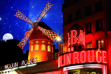 Dinner and Show at the Moulin Rouge with return transfer to Central Paris Hotel