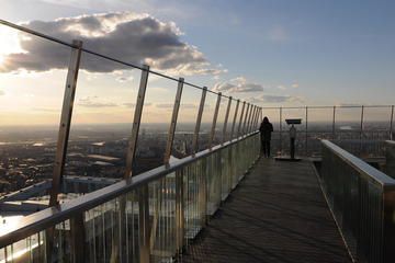 87 floor observation deck in tower of Moscow City Down Town