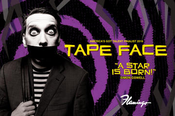 Tape Face at the Flamingo Hotel and Casino Las Vegas