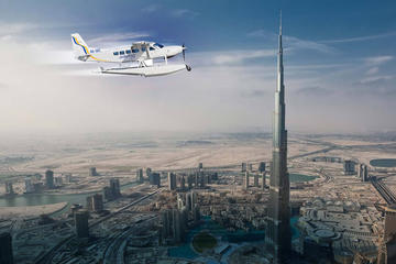 Dubai Seaplane Flight from Abu Dhabi with Burj Khalifa ticket and Transfer