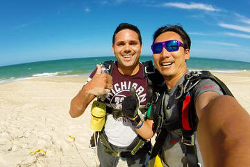 Bribie Island Beach skydive from up to 15,000ft