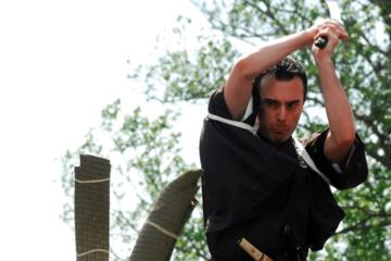 Japanese sword cutting