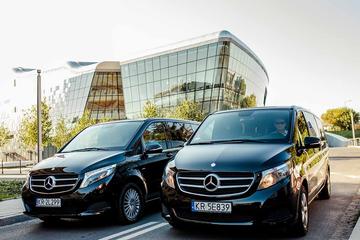One way private Krakow airport transfer up 8 people
