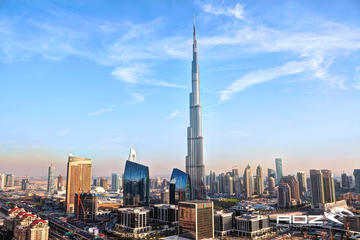 Dubai cith tour with Burj khalifa at th top :124th floor
