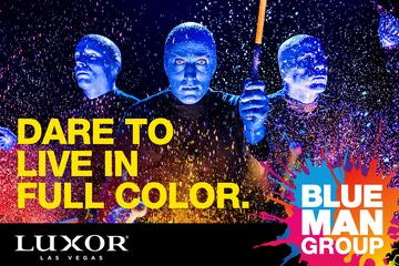 Blue Man Group presso il Luxor Hotel