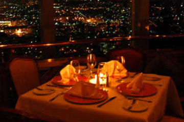 Dinner at the Revolving Bellini Restaurant in Mexico City