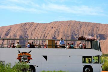 Guided Uluru Walk and Morning Tea on the Uluru Fork and View Double Decker Bus