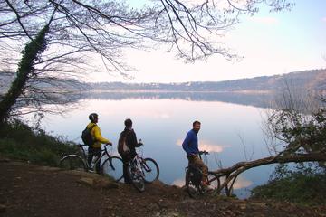 Ancient Appian Way and Castel Gandolfo Lake with Quality Electric-Assist Fat Bike