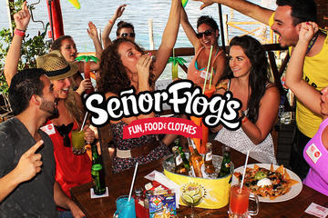 Señor Frogs VIP open bar and dinner