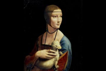Leonardo da Vinci's Masterpiece - Lady with Ermine Exhibition at the National Museum