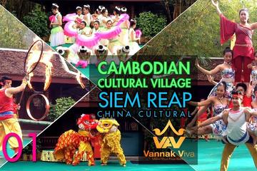 Cambodia Culture Village - afternoon & Pub Street or Night Market with Tuk Tuk