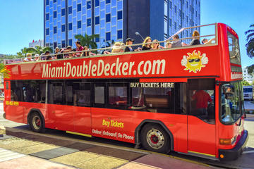 Hop-On Hop-Off Bus Tour with Miami Boat Cruise