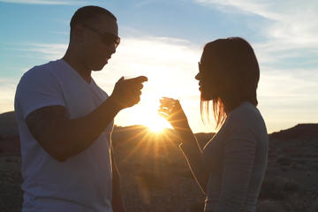 Grand Canyon Flight and Valley of Fire Landing by Helicopter