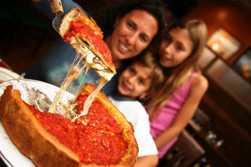 Family Enjoying Pizza
