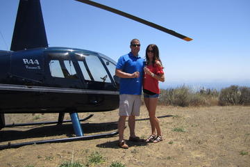 Passeio de helicóptero particular em...