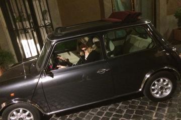 Rome Ancient tour by Night in Mini Vintage Cabriolet with drink