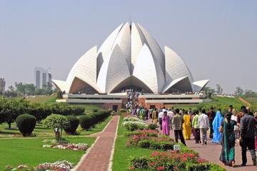 Afternoon Tour of Delhi Including The Lotus Temple, ISKCON and Connaught Place with Dinner