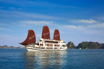 2-Day Halong Bay, Surprising Cave and Titop Island Cruise from Hanoi