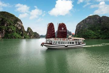 Halong Bay 1 Day Cruise by Limousine car visit Amazing cave and kayak from Hanoi