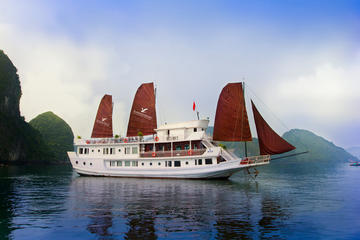 Halong Flamingo Cruise 3 Days 2 Nights visit Titov cave depart from Hanoi