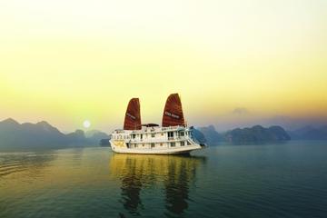 Halong Rosa Cruise 2 days 1 night visiting and kayaking Halong bay
