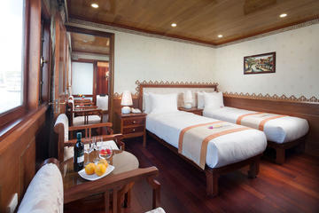Halong Royal Wings Cruise 2days 1night swim at Ban Chan Beach depart from Ha Noi