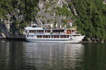 Maya Cruise 2 days 1 night cruise exploring Lan Ha Bay and Halong Bay from Hanoi