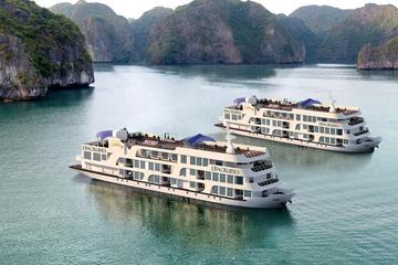 Newly Halong Era Cruise visiting and kayaking at Halong bay 2 days 1 night