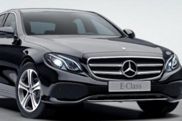 Rent a Car for Wedding: Black Mercedes E Class