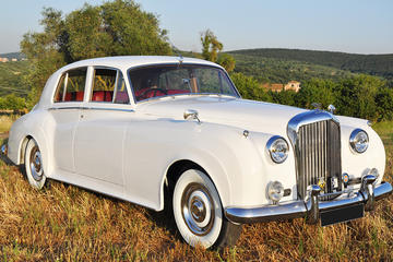 Rent a Car for Wedding: Silver 1953 Bentley
