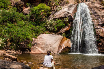 Trekking at Cascadas Del Rio Colorado from Cafayate