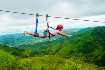 Puntarenas Shore Excursion: Superman Zipline Tour