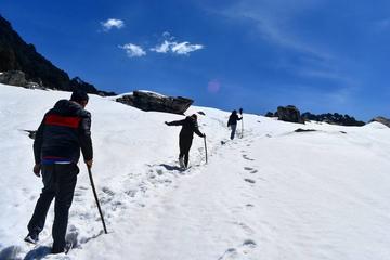Winter Snow Trek in Himalayas in Tirthan Valley