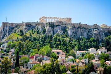 Greek Cooking Class in Athens Including Rooftop Dinner with Acropolis View