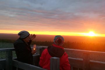Sunset at the Arctic Circle